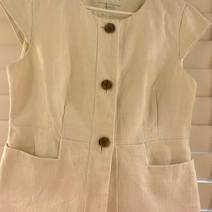 Banana Republic Cotton Tweed Shell Top size 12
